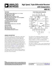 AD8145YCPZ datasheet.datasheet_page 1