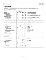 ADF4153YCPZ-RL7 数据规格书 4