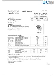 IRFP3703PBF datasheet.datasheet_page 1