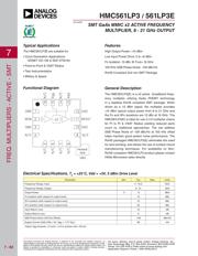 HMC561LP3ETR 数据规格书 1