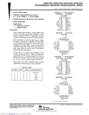 SN74LS292N datasheet.datasheet_page 1