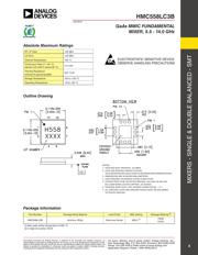 HMC558LC3B 数据规格书 5