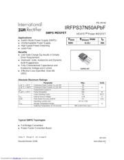 IRFPS37N50APBF 数据规格书 1