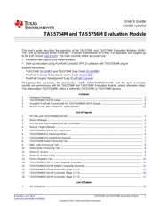 TAS5756MDCAEVM 数据规格书 1