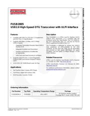 FUSB2805MLX 数据规格书 1