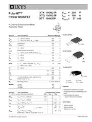 IXTQ100N25P datasheet.datasheet_page 1