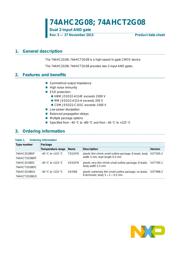 74AHCT2G08DP datasheet.datasheet_page 2