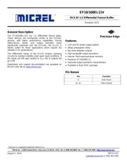 SY100EL11VZG datasheet.datasheet_page 1