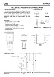 NJM431E# 数据规格书 1