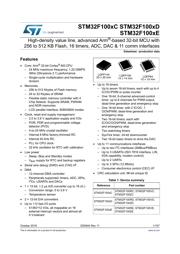 STM32F100RDT6BTR datasheet.datasheet_page 1