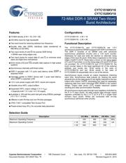 CY7C1520KV18-250BZXC datasheet.datasheet_page 1