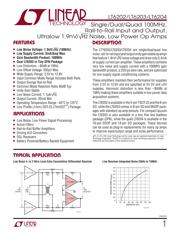 LT6202CS8#PBF Datenblatt PDF