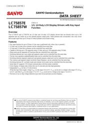 LC75857W-E 数据规格书 1