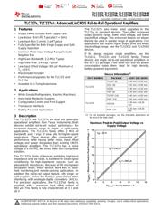 TLC272CP Datenblatt PDF