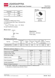 2SAR544PFRAT100 数据规格书 1