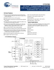 CY7C67300-100AXET 数据规格书 1