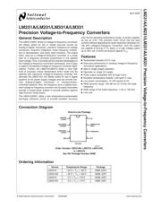 LM231N/NOPB 数据规格书 1
