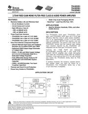 TPA2032D1 数据规格书 1