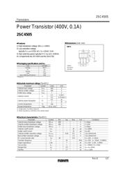 2SC4505T100Q 数据规格书 1