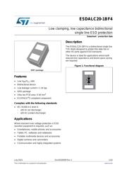 ESDALC20-1BF4 datasheet.datasheet_page 1