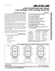 MAX4552CSE 数据规格书 1