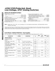 MAX4552CSE 数据规格书 2