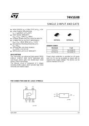 74V1G08CTR datasheet.datasheet_page 1