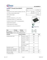 BSC016N03MSG 数据规格书 1