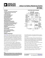 AD7280AWBSTZ Datenblatt PDF