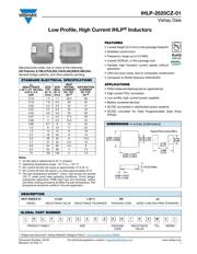 IHLP2525CZER1R5M01 datasheet.datasheet_page 1