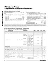 MAX921CUA+ datasheet.datasheet_page 2