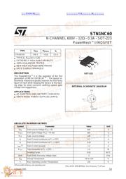 STN1NC60 数据规格书 1