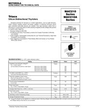MAC210A8 数据规格书 1
