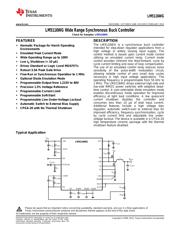 LM5116WG/NOPB Datenblatt PDF