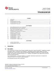 TPA2051D3YFFEVM 数据规格书 1