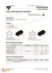 BFR92 datasheet.datasheet_page 1