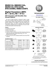 MMUN2134LT1G 数据规格书 1