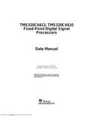 TMS320C6410GTS400 datasheet.datasheet_page 1