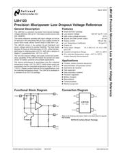 LM4120AIM5-3.0/NOPB 数据规格书 1