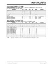 MCP6291 datasheet.datasheet_page 3