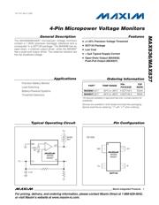 MAX837 数据规格书 1
