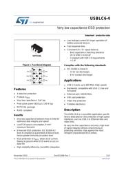 USBLC6-4SC6 Datenblatt PDF