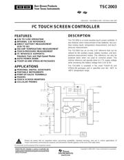 TSC2003IPWR Datenblatt PDF