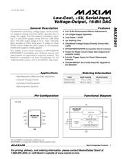 MAX5541ESA 数据规格书 1