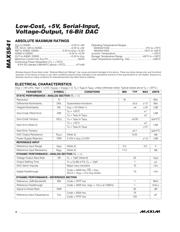 MAX5541ESA 数据规格书 2