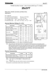 2SJ377(Q) Datenblatt PDF