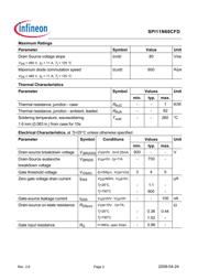 SPI11N60CFDXKSA1 datasheet.datasheet_page 2