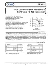 SP3483EN-L/TR 数据规格书 1