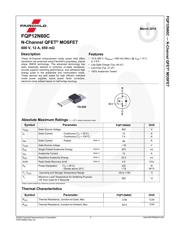 FQP12N60C datasheet.datasheet_page 2