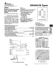 CD40257BE 数据规格书 1